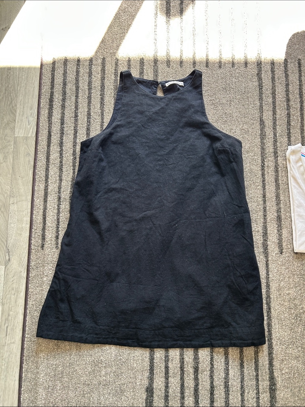 Abercrombie Black Sleeveless Shift Dress